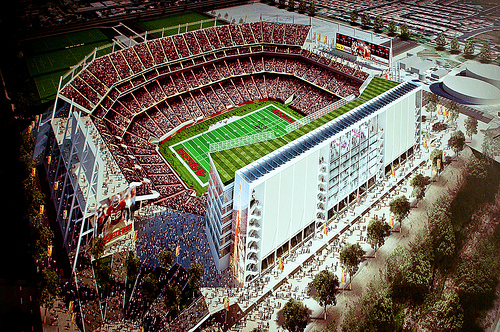 49ers new Santa Clara Stadium mockup