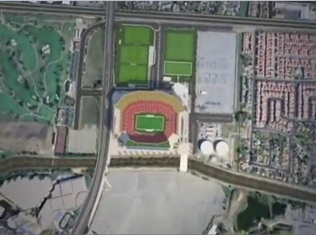 49ers Santa Clara stadium on the site